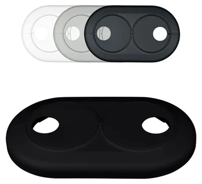 Imagen del producto de Roseta para tuberías de calefacción de doble tubo, con distancias de tuberías variables, para instalaciones de calefacción