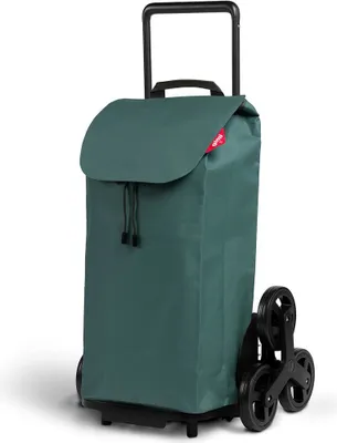 Produktbild von Gimi Tris Floral Einkaufstrolley 52 L - Grün 168423