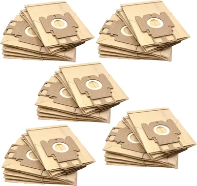 Produktbild von vhbw 50x Staubbeutel Ersatz für Swirl M 52 für Staubsauger - Typ K 20,9cm x 13cm Sandfarben