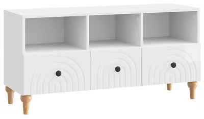 Produktbild von CLORIS TV-Schränk Hochglanz Weiß 102 x 34,5 x 50 cm Holzwerkstoff - TV-Schränke CC866