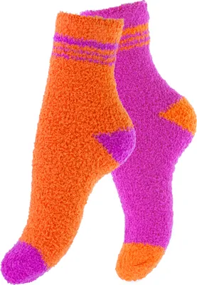 Produktbild von Yenita® Kuschelsocken 4 Paar 36-41 pink-orange