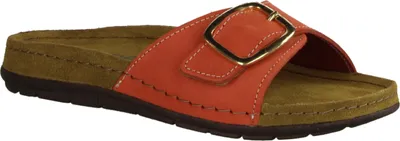 Produktbild von Rohde 5875-41 Damenpantolette, Leder, Kiss (Rot), Weichbettung, mittlere Weite - Damenschuhe Pantolette / Zehentrenner, Mehrfarbig, leder