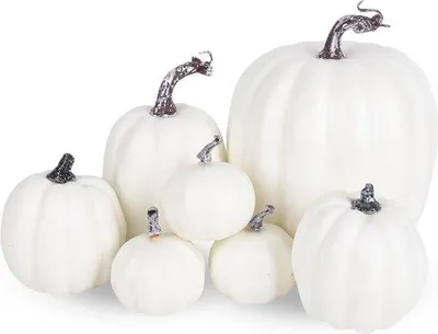 Obrázek produktu pro Famanu Kunstdýně, sada 7 kusů – různé velikosti, bílé