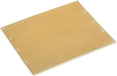Produktbild von Messing Platte 55x47x0,3 mm