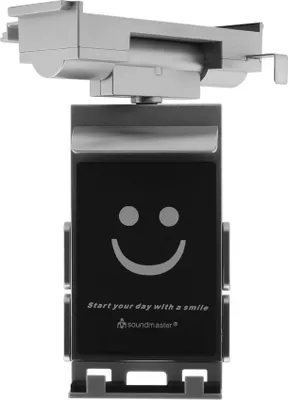 Produktbild von Soundmaster TH21 - Handy/Smartphone - Passive Halterung - Indoor - Schwarz - Silber