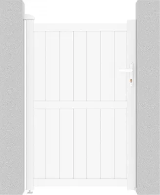 Produktbild von Gartentor aus Aluminium "Lola" - 101,2 x 155,9 cm - Weiß