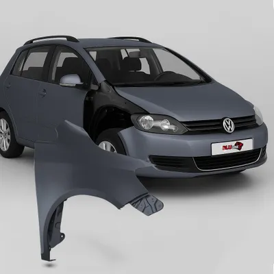 Productafbeelding van BLU Spatbord geschikt voor Volkswagen Golf V+ / Golf 5 PLUS LA7T Rechts Grijs VereintGrau | 2005-2009 | Voorzijde | Gelakt | Montageklaar