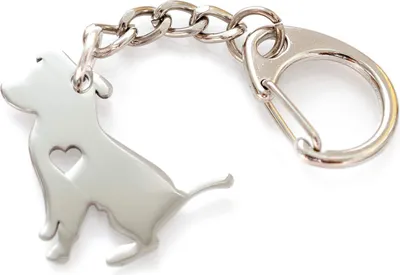Produktbild von Hund Schlüsselanhänger Anhänger Miniblings Bettelarmband Terrier Welpe Tier Haustier