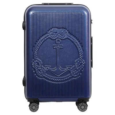 Produktbild von Biggdesign Ocean Hartschalenkoffer 55 cm | Handgepäck Koffer | Reisekoffer | ABS Hartschale | 4 Doppelrollen | 360° Rollen |Kombinationsschloss | Blau