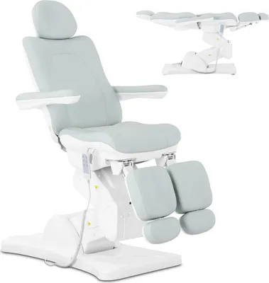 Zdjęcie produktu dla Fotel Kosmetyczny Podologiczny Do Tatuażu Pedicure Spa Rome - Pistacjowy