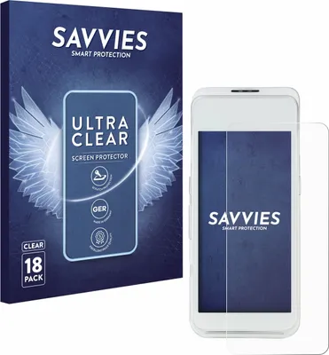 Produktbild von 18x Für Pax A920 Pro Schutzfolie Savvies Displayschutz Display Schutz Folie Klar Transparent