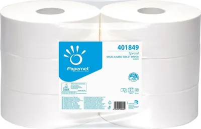 Produktbild von Papernet Special Maxi Jumbo Toilettenpapier 2- lagig 6 Rollen weiß