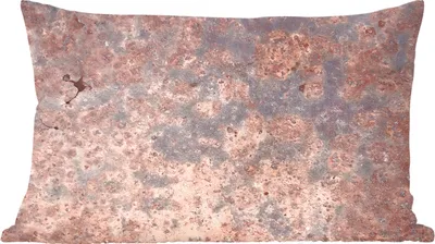Produktbild von MuchoWow® Zierkissen Sofakissen Wohnzimmer Dekokissen 60x40 cm Rost - Verwittert - Metall - Kopfkissen - Polster mit Foto