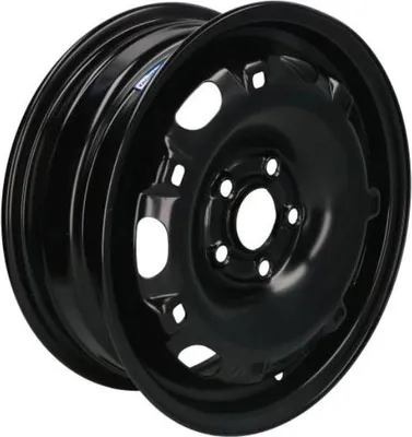 Produktbild von 14 Zoll Stahlfelge KRONPRINZ 14"x5,0" 5x100 PCD ET35 57,1mm Felge Schwarz