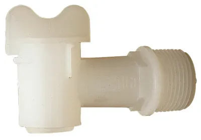 Image de Robinet pour fût en plastique blanc - 2-00001-0001