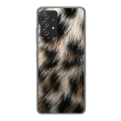 Produktbild von MuchoWow® Handyhülle Schutzhülle Hülle für Samsung galaxy a73 Nahaufnahme Pantherdruck Silikon Softcase Handy Hülle - Handyhülle
