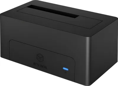 Obrázek produktu pro ICY BOX ICY BOX IB-1121-C31 - Dokovací stanice HDD s modrou LED diodou vpředu, bez ventilátoru Šachty: 1 - 2,5" / 3,5" sdílené (6,4 cm/8,9 cm sdílené)