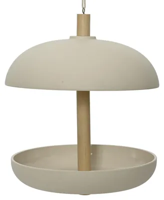 Produktbild von Decoris Vogelfuttersilo - zum Aufhangen - beige - Bambus - 25 cm