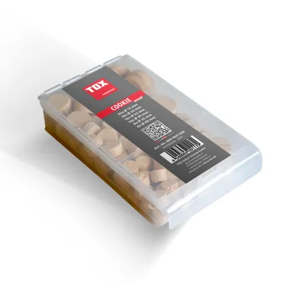 Zdjęcie produktu dla TOX 094900300 TOX Querholzplättchen-Sortiment Cookie wood Mini 82 tlg.