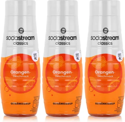 Produktbild von SodaStream Getränke-Sirup Softdrink Orangen Geschmack 440ml (3er Pack)
