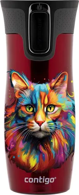 Produktbild von Thermobecher ContiGo! West Loop 2.0 470ml Katze - rot