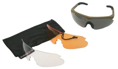 Productafbeelding van Veiligheidsbril met 3 glazen, anti-condens/antikras