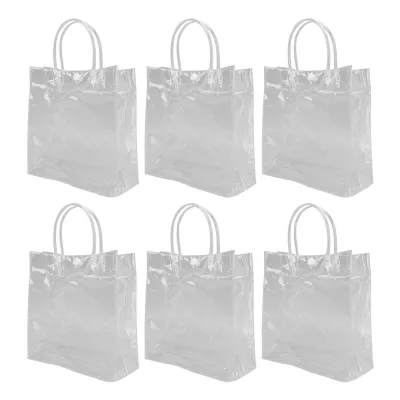 Obrázek produktu pro 20 ks průhledné dárkové tašky velká kapacita jednoduché multifunkční 20cmx20cmx8cm PVC Goodie Wrap tašky pro květiny sladkosti
