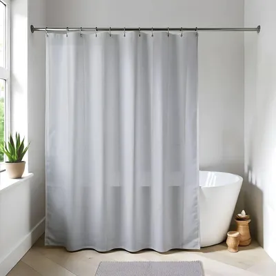 Produktbild von Duschvorhang peva 180x200cm - hellgrau - Tendance