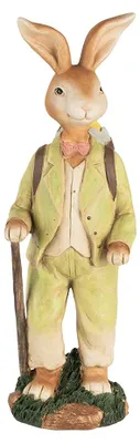 Productafbeelding van Clayre & Eef decoratief figuur, 32 cm, bruin en groen, kunststof