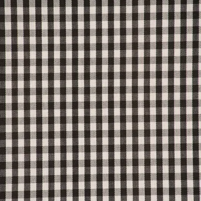 Produktbild von Dekostoff Meterware Landhausstoff CAPRI Karos 1x schwarz ecru 1cm