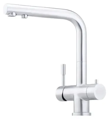 Produktbild von FRANKE 3-Wege-Küchenarmatur L-Auslauf – massiver Edelstahl
