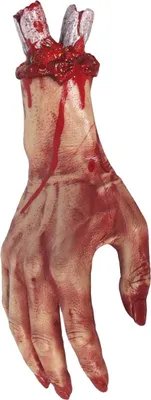 Produktbild von Blutige amputierte Hand - Horror Halloween deko