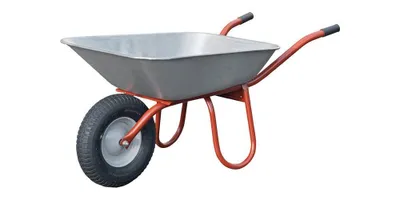 Image de Schubkarre Carry 85l Luftrad Stahlfelge m.Kunststoffgleitl.CAPITO