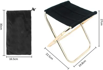 Produktbild von Campingstuhl Ultraleichte Klappstuhl aus Aluminium, Leichtgewicht, für Camping, Angeln, Garten