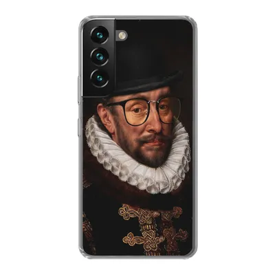 Produktbild von MuchoWow® Handyhülle Schutzhülle Hülle für Samsung Galaxy S22 Plus Wilhelm von Oranien - Adriaen Thomasz - Bril Silikon Softcase Handy Hülle - Schutzabdeckung