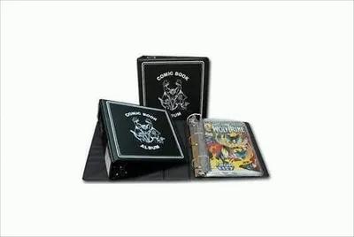 Produktbild von BCW Comic Book Album Sammelordner mit 3-Loch Rand (schwarz)