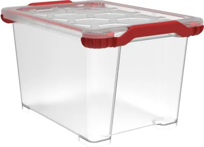 Produktbild von Rotho Aufbewahrungsbox Evo Total inkl. Deckel 15 L transparent