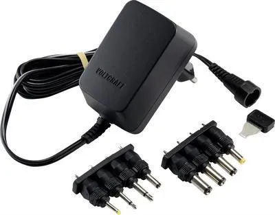 Image de VOLTCRAFT VC-11258680 Bloc d'alimentation, réglable 3 V/DC, 4.5 V/DC, 5 V/DC, 6 V/DC, 7.5 V/DC, 9 V/DC, 12 V/DC 0.6 A 7.2 W Tension de sortie réglable (VC-11258680)