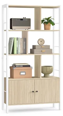 Productafbeelding van VASAGLE boekenkast, boekenschap met 4 open planken, kast, staande kast