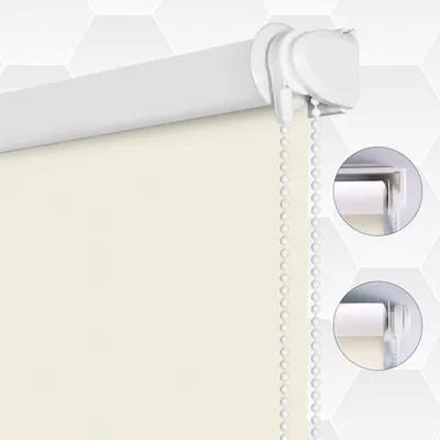Verdunkelndes Stoffrollo, wasserdicht, 71x200 cm, beige