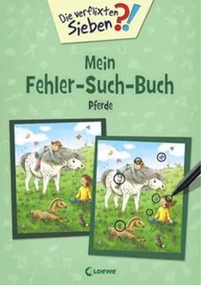 Obrázok produktu pre Die verflixten Sieben - Mein Fehler-Such-Buch - Pferde