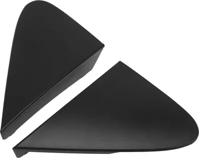 Productafbeelding van 2 stuks zijspiegel-spatscherm hoekbescherming afdekking 60118 12010, duurzaam, driehoekig, geschikt voor Corolla