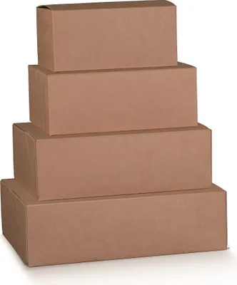 Image de Foodbox (Boite) carton, 650grs kraft, MARRON, format 35x28x12cm, 50 pcs.