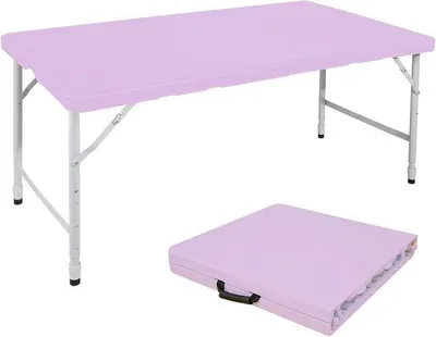 Produktbild von Famanu Klapptisch 125x61 cm - Tragbar und Multifunktional