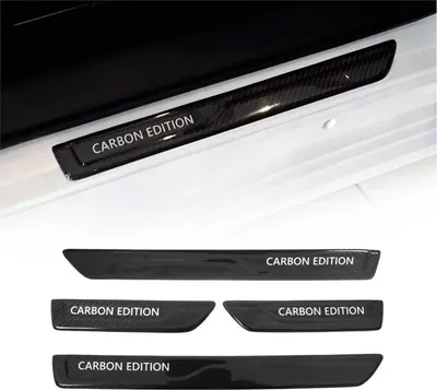 Image de Couverture de Seuil de porte pour Togg T10X T10F 2023-2025 Carbone Noir 4 Pcs