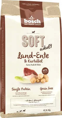 Productafbeelding van BOSCH Soft Adult Eend en Aardappelen - Droogvoer voor honden - 12,5 kg