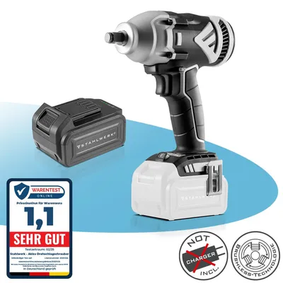 Image de STAHLWERK Visseuse à chocs sans fil brushless 500 Nm 4 Ah Batterie 20 V ADS-20 ST