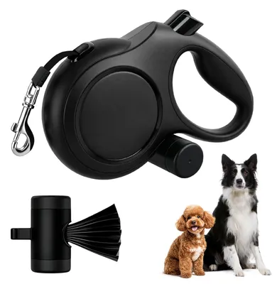 Produktbild von Ecofocet Hundeleine 8m, Robuste Rollleine für Hunde bis 50kg/110lbs