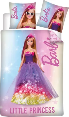 Obrázek produktu pro Povlečení 100x135 Barbie Jednorožec Bavlna