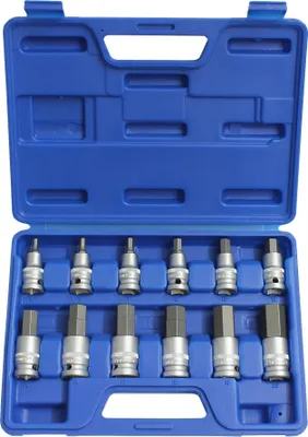 Produktbild von BGS 5052 Bit-Einsatz-Set Innen-6-kant, 12,5 (1/2), 12-tlg.